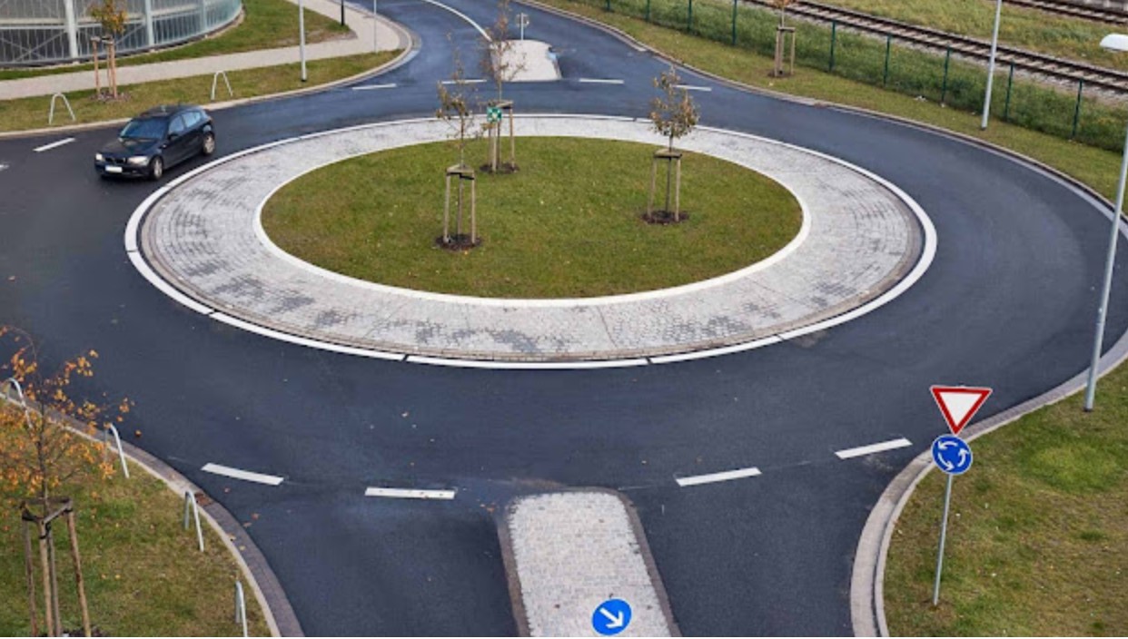 قواعد ملتقى طرق دوراني والممر الدائري 1 قواعد ملتقى طرق دوراني والممر الدائري