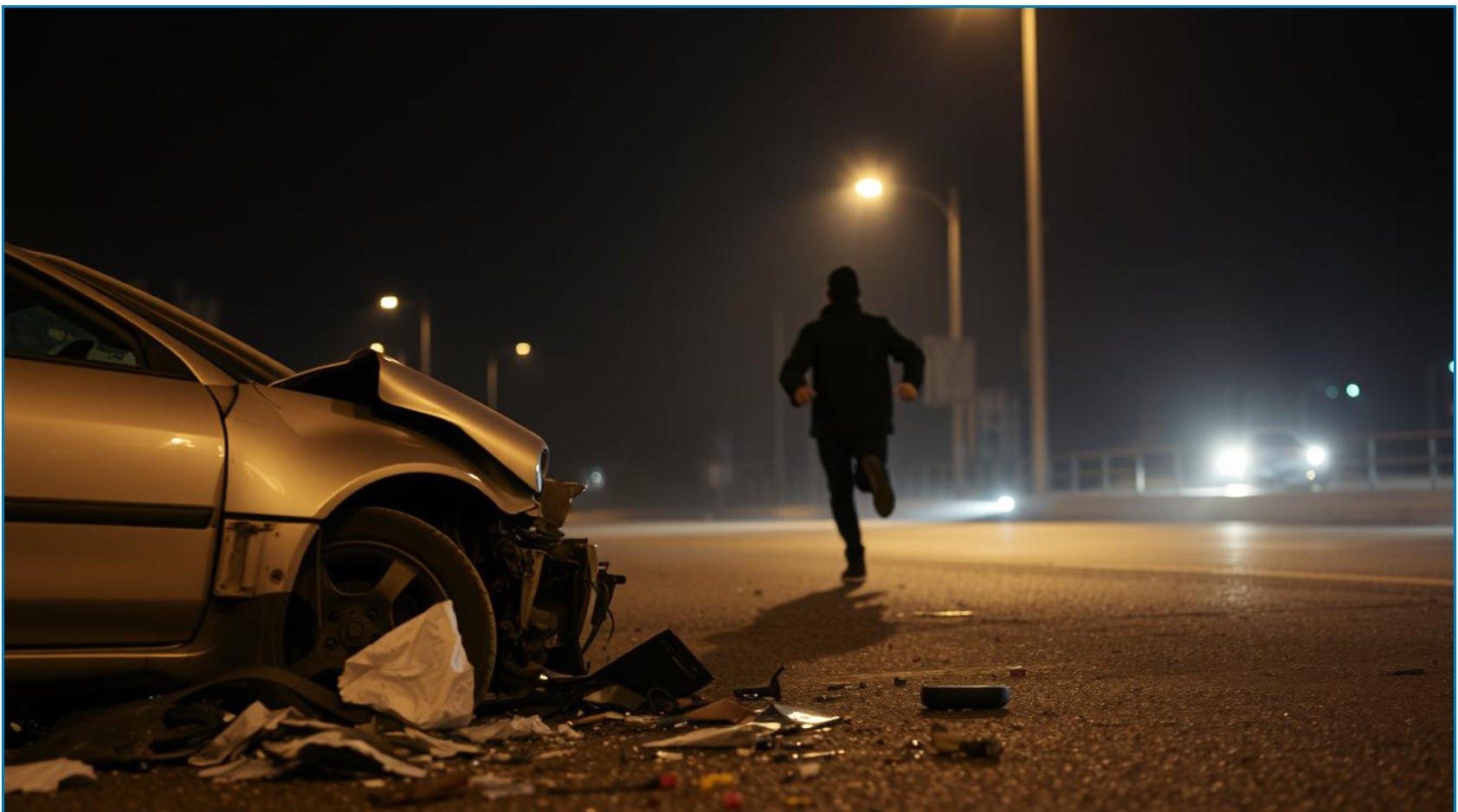 العقوبات عند الفرار بعد ارتكاب حادثة سير