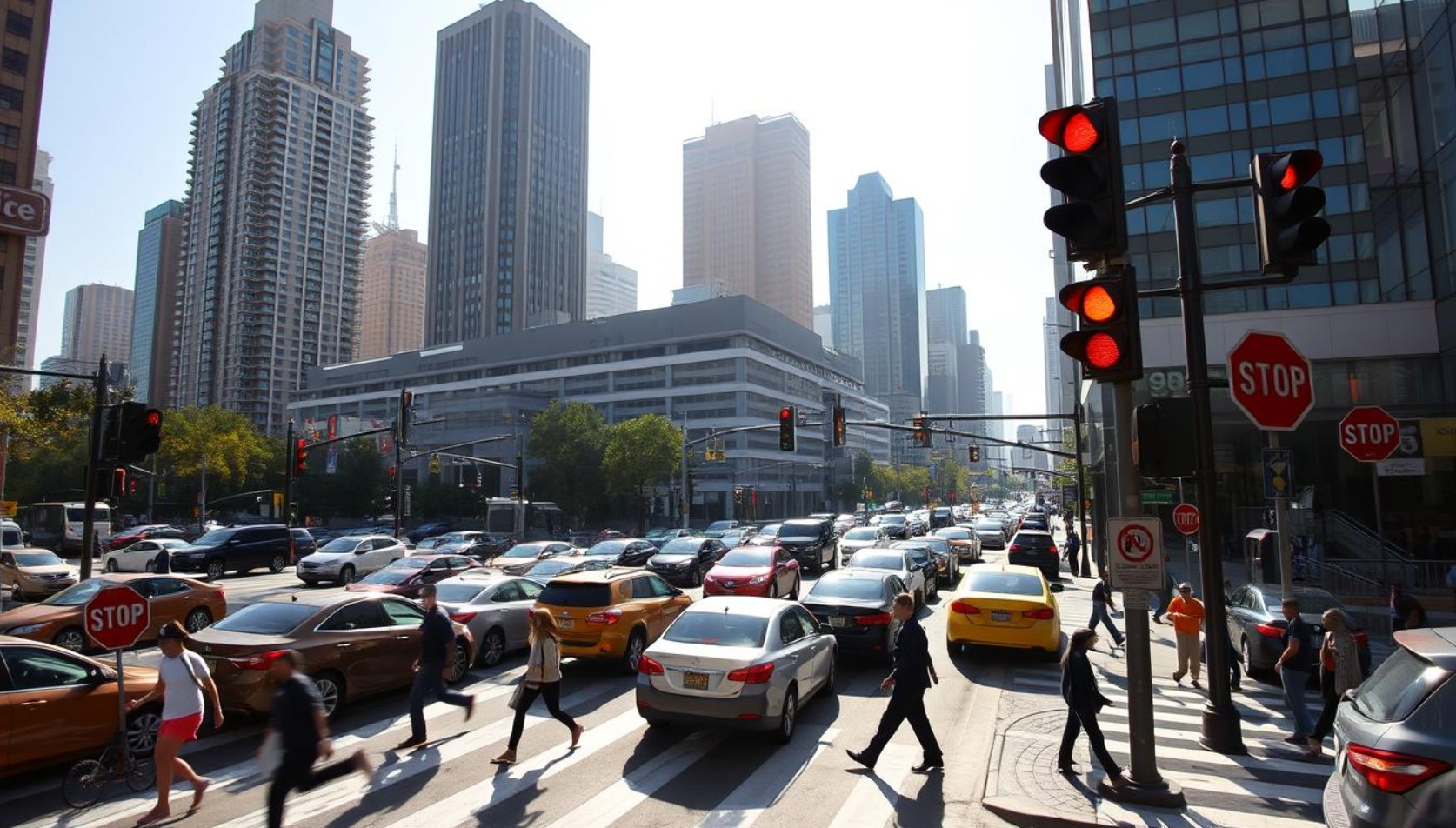 المخالفات المتعلقة بعدم احترام علامات الوقوف والتوقف