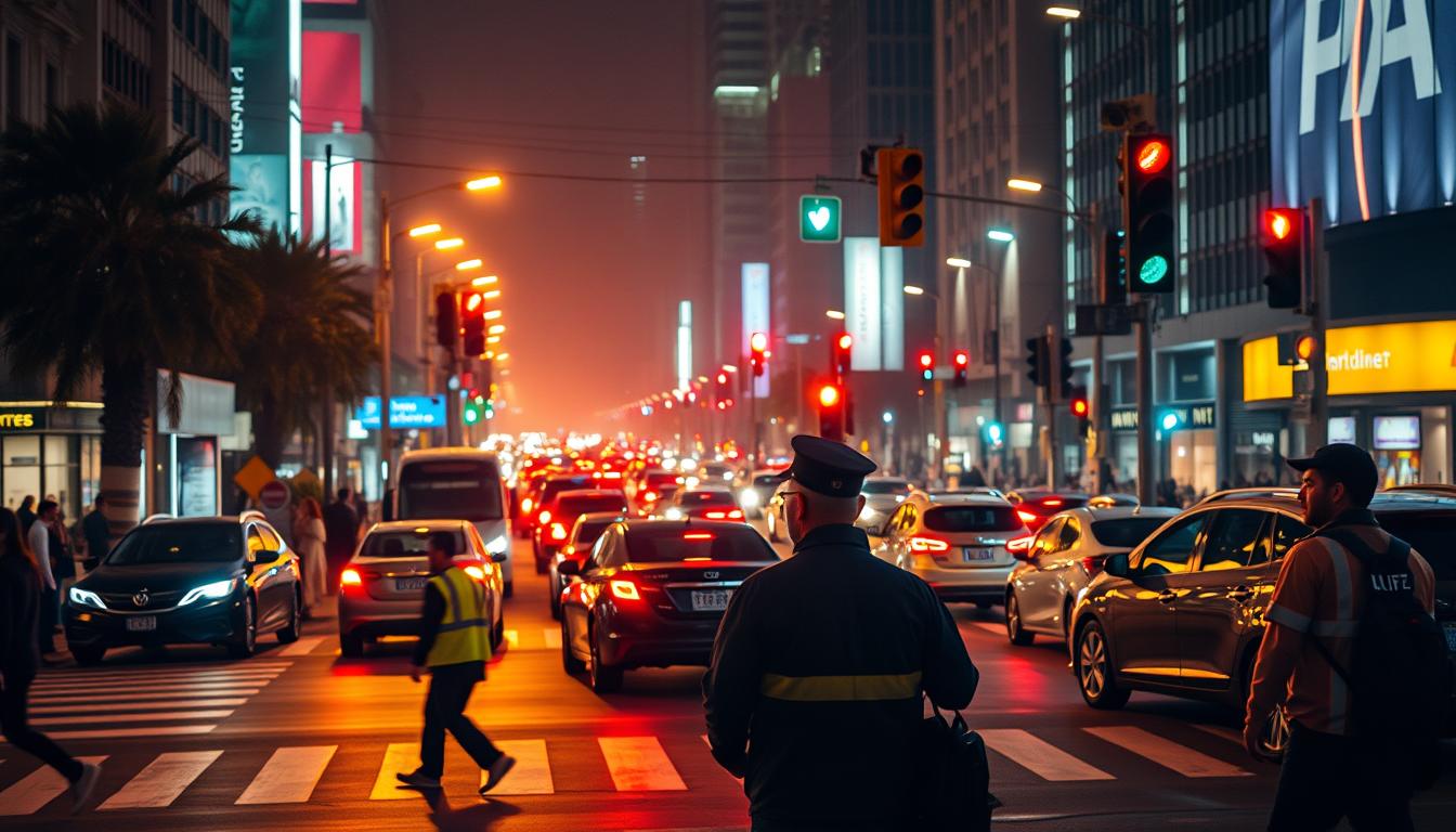 الإشارات الضوئية وإشارات أعوان المرور