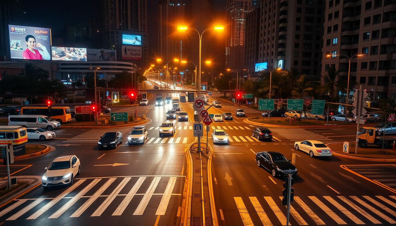 التشوير الطرقي وفوائده في الحد من الحوادث 1 التشوير الطرقي